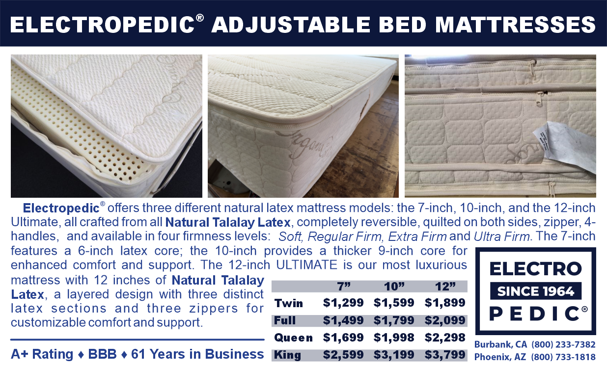 latex mattress hospital bed